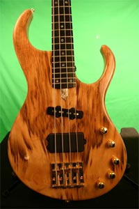 Myrtlewood Solid Body Electric Bass Guitar by Oliver Kaufmann