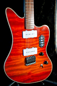 Douglas Fir & POC Guitar by Red Rocket Guitars, USA
