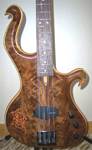 Claro Walnut 8 string Bass by Les Argoff ( https://www.facebook.com/les.argoff   )  USA