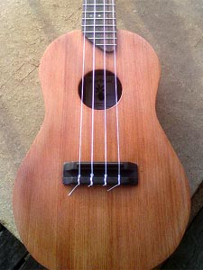 Sitka Spruce and Monkey Pod tenor Ukulele by Hoku Ukuleles www.hokuukuleles.com USA