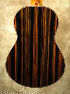 Macassar Ebony Ukulele by Chuck Moore moorepots@aol.com USA